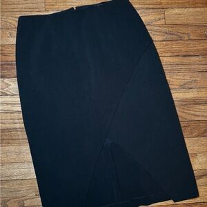 Alice + Olivia Classic Black Pencil Skirt